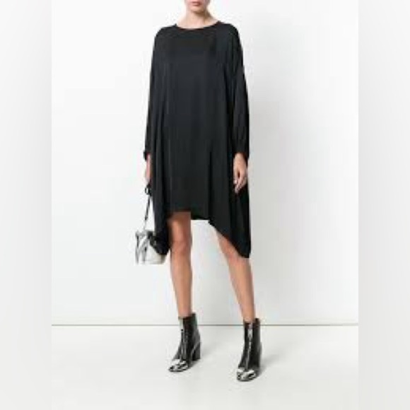 Henrik Vibskov black oversized silk mini dress - One size - Picture 3 of 5
